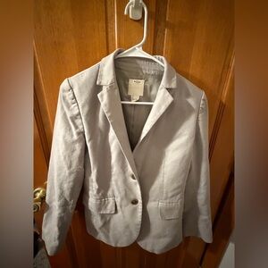 Gorgeous J. Crew Gray Blazer Size 2